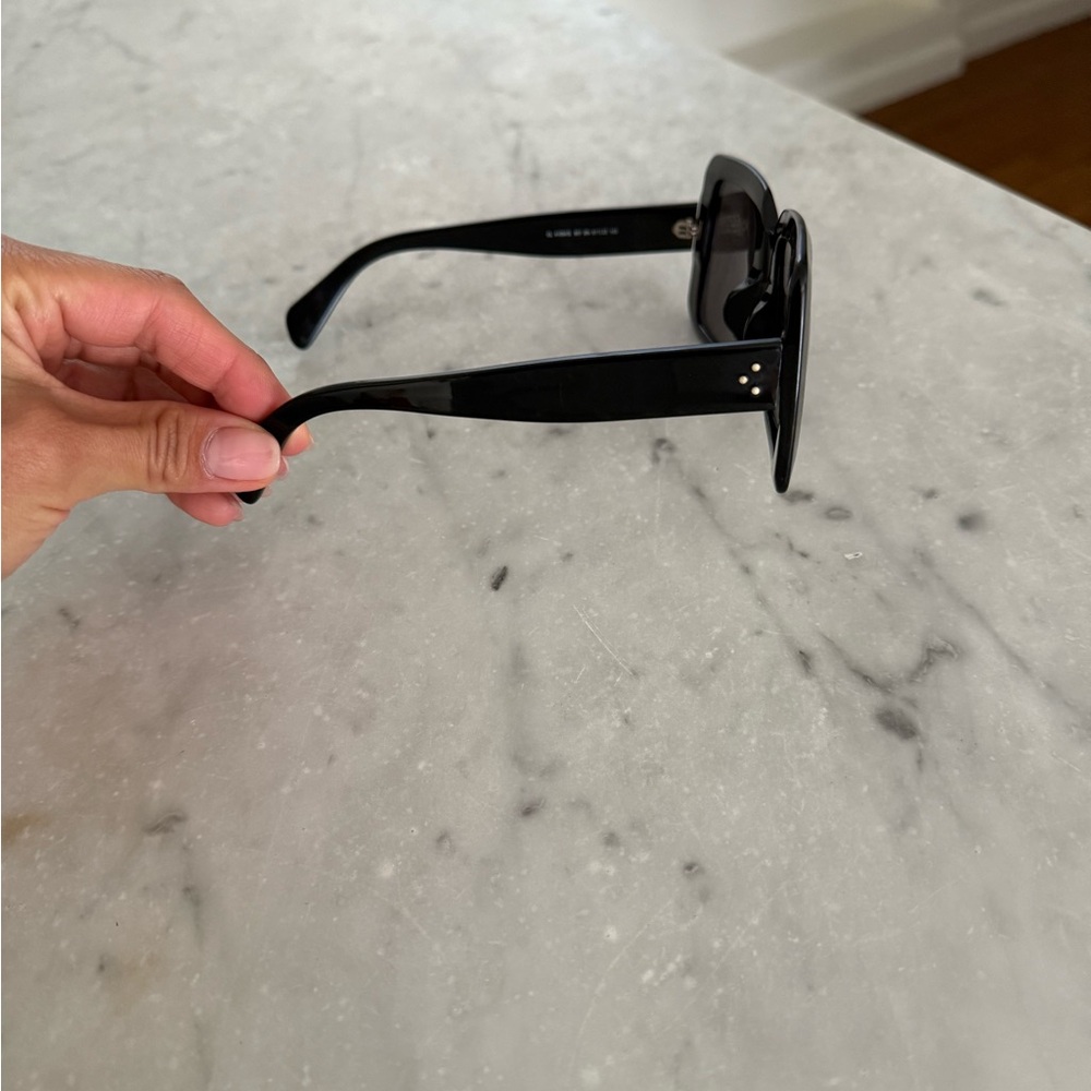 Celine Chic Black Square Oversized Sunglasses - image 4